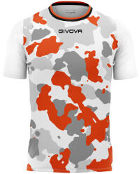 Givova SHIRT ARMY INTERLOCK dressz fehér-narancs XL