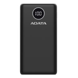 ADATA P20000QCD POWERBANK 20.000 mAh 18W QC 3.0/PD 3.0 FEKETE (AP20000QCD-DGT-CBK)
