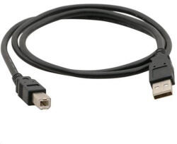 C-TECH USB 2.0 NYOMTATÓ KÁBEL 1, 8m FEKETE (CB-USB2AB-18-B)