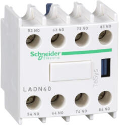 Schneider SE Блок помощни контакти TeSys D 4NO винтови клеми - LADN40 (LADN40)