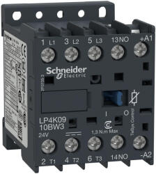 Schneider SE Контактор TeSys K 3P 4kW (9A AC-3) 1NO 24V DC lc - LP4K0910BW3 (LP4K0910BW3)