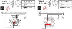 LEGRAND LED лампа за подсветка (синя) за еднополюсен ключ и бутон 230V 0.15мА - 067684 (067684)