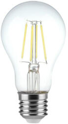 V-TAC LED Крушка 4W Filament E27 A60 Прозрачно Покритие 6400K - 217120 (217120)