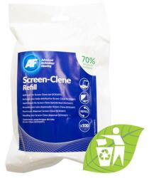 AF International Screen-Clene Refill antisztatikus képernyőtisztító kendő utántöltő 100 db (SCR100R)