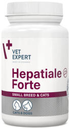 VetExpert VET EXPERT Hepatiale Forte Small Breed & Cats, supliment sistem hepatic câini, capsule VET EXPERT Hepatiale Forte Small Breed & Cats, XS-S, supliment sistem hepatic câini și pisici, flacon, 40 capsule