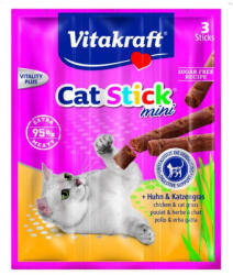 Vitakraft Vitakraft Cat Sticks Pui Si Iarba Pisicii, 18 g