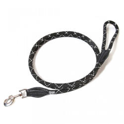 Julius-K9 JULIUS-K9 IDC Rope, lesă cordelină reflectorizantă cu mâner câini, nylon, șnur, negru JULIUS-K9 IDC Rope, lesă cordelină reflectorizantă cu mâner câini, nylon, șnur, 12mm x 2m, negru