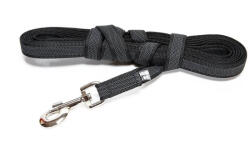 Julius-K9 JULIUS-K9 Color & Gray, lesă antiderapantă cu mâner câini, textil, bandă JULIUS-K9 Color & Gray, lesă antiderapantă cu mâner câini, 50kg, textil, bandă, 20mm x 5m, negru