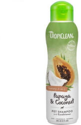  Tropiclean TROPICLEAN, șampon și balsam 2în1 câini, Papaya și Nucă de cocos, flacon, 592ml