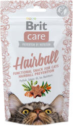 Brit BRIT Care Snack Hairball, Rață, recompense funcționale fără cereale pisici, limitarea ghemurilor de blană, 50g