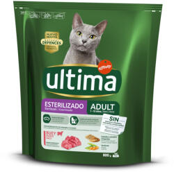 Affinity ULTIMA Cat Sterilised Adult, Vită, hrană uscată pisici sterilizate, 800g