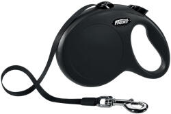 flexi FLEXI Classic, lesă bandă retractabilă câini, nylon, negru, L(50kg, 5m)