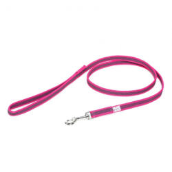 Julius-K9 JULIUS-K9 Color & Gray, lesă antiderapantă cu mâner câini, textil, bandă JULIUS-K9 Color & Gray, lesă antiderapantă cu mâner câini, 30kg, textil, bandă, 14mm x 1.2m, roz