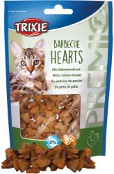 TRIXIE TRIXIE Barbecue Hearts, Pui, punguță recompense fără cereale pisici, 50g