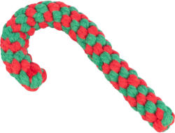 TRIXIE TRIXIE Christmas Baston Acadea, jucărie sfoară câini XS-XL, activități fizice, bumbac, roșu și verde, 19cm