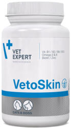 VetExpert VET EXPERT VetoSkin 300mg, supliment piele & blană câini, capsule VET EXPERT VetoSkin 300mg, XS-XL, supliment piele & blană câini și pisici, flacon, 60 capsule