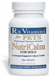 Rx Vitamins RX VITAMINS NutriCalm, supliment sistem nervos & calmante câini, capsule RX VITAMINS NutriCalm, supliment sistem nervos & calmante câini, flacon, 50 capsule