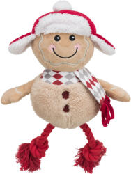 TRIXIE TRIXIE Christmas Turta Dulce, jucărie de pluș câini XS-XL, cu sunet, pluș, maro, 34cm