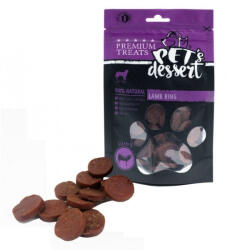  PET'S DESSERT PET'S DESSERT Rings, XS-XL, Miel, punguță recompense fără cereale câini, 80g