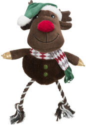 TRIXIE TRIXIE Christmas Ren, jucărie de pluș câini XS-XL, cu sunet, pluș, maro, 49cm