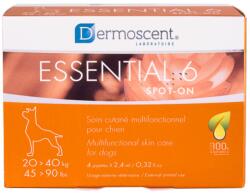 Dermoscent DERMOSCENT Essential 6, tratament adjuvant pipete câini, piele sensibilă, cutie DERMOSCENT Essential 6, M-L(20 - 40kg), tratament adjuvant pipete câini, piele sensibilă, cutie, 4buc