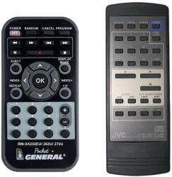 General JVC RM-SX263U, RM-SX230EU - távirányító duplikátum