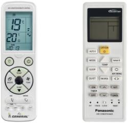 General PANASONIC CS-PN9VKH-1, CS-N12VKH, CS-N18VKH, CS-N24VKH, CS-N28VKH - luxus háttérvilágítású távirányító