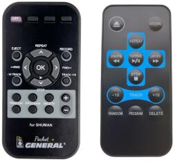 General SHUMAN MC250BT - távirányító duplikátum