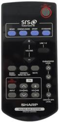 General SHARP RRMCGA199AWSA + TV vezérlés (mini TV) - távirányító duplikátum