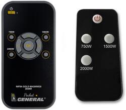 General SOLEADO infra GOLD 65435KW20 2000W - távirányító duplikátum