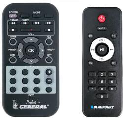 General BLAUPUNKT PA-25, PA-12, PA-10, PA-20, BM06, MB10 - távirányító duplikátum