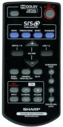 General SHARP RRMCGA200AWSA + TV vezérlés (mini TV) - távirányító duplikátum
