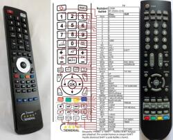 GENERAL LOGIK BT-0500A-CHG - kompatibilis General márkájú távirányító