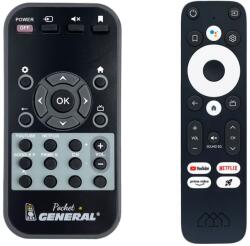 GENERAL HOMATICS Dongle R 4K Android TV - távirányító duplikátum
