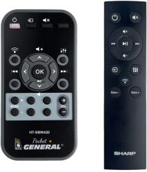 General SHARP HT-SBW420 - távirányító duplikátum