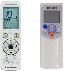 General TOSHIBA WC-H01JE - luxus háttérvilágítású távirányító