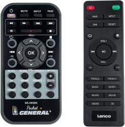 General LENCO SB-080BK - távirányító duplikátum