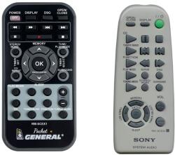 General SONY RM-SCEX1 - távirányító duplikátum