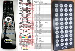 General ECG DVP9707DVB-T - kompatibilis General márkájú távirányító
