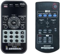General SHARP RRMCGA177AWSA, RRMCGA235AWSA - távirányító duplikátum