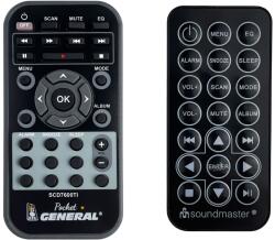General SOUNDMASTER SCD7600TI - távirányító duplikátum