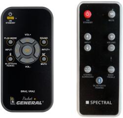 General SPECTRAL BRA2, VRA2 - távirányító duplikátum