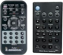 General BOSE WAVE I, II, III, IV - távirányító duplikátum
