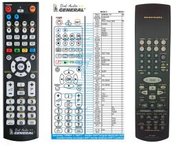 General MARANTZ RC66SR - kompatibilis General márkájú távirányító