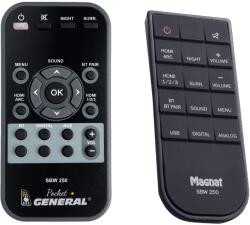 General MAGNAT SBW 250 - távirányító duplikátum