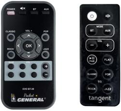 General TANGENT Evo BT-30, Evo BT-50 - távirányító duplikátum