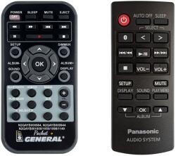 General PANASONIC N2QAYB001261, RX-D550, RX-D552 - távirányító duplikátum