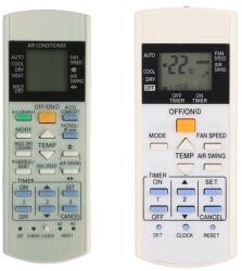 utángyártott PANASONIC CS-MRE7MKE CU-2RE15MBE CS-MRE9MKE CU-2RE18MBE CS-MRE12MKE - helyettesítő távirányító