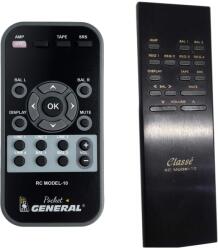 General CLASSÉ RC MODEL-10 - kompatibilis General márkájú távirányító