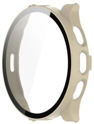 Gigapack Garmin Venu 3 műanyag keret (bumper, ütésállóság + kijelzővédő üveg) bézs (GP-157885)
